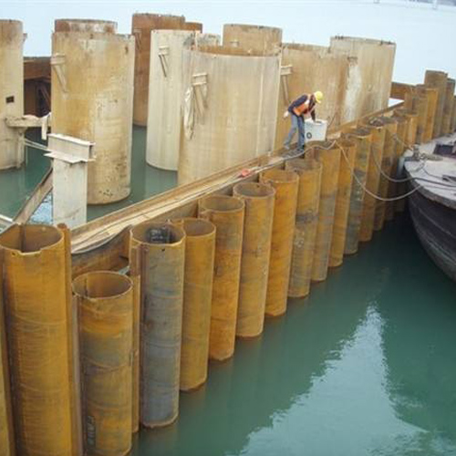 揭阳钢护筒现场安装